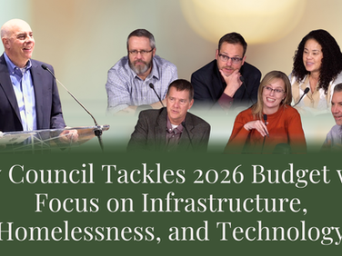 City Council Tackles 2026 Budget with Focus on Infrastructure, Homelessness, and Technology