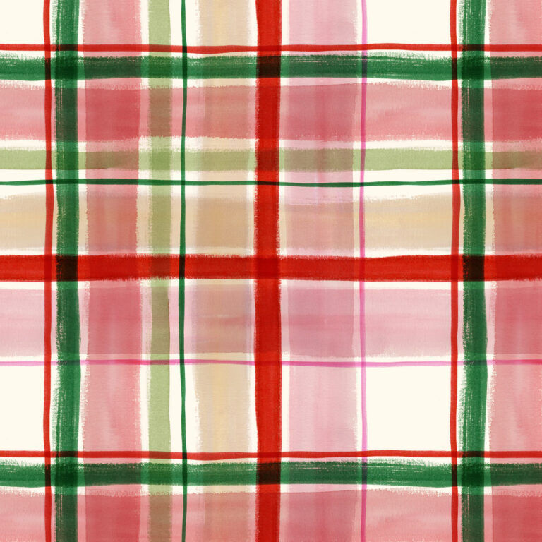Christmas tartan red BG096