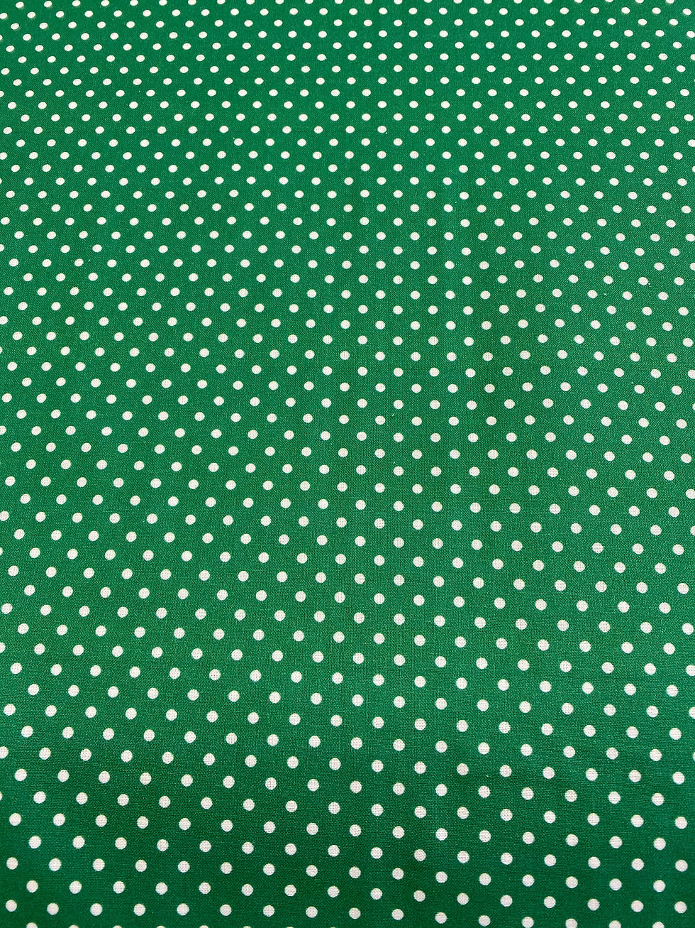 Thumbnail: Green Polka Dot Poplin