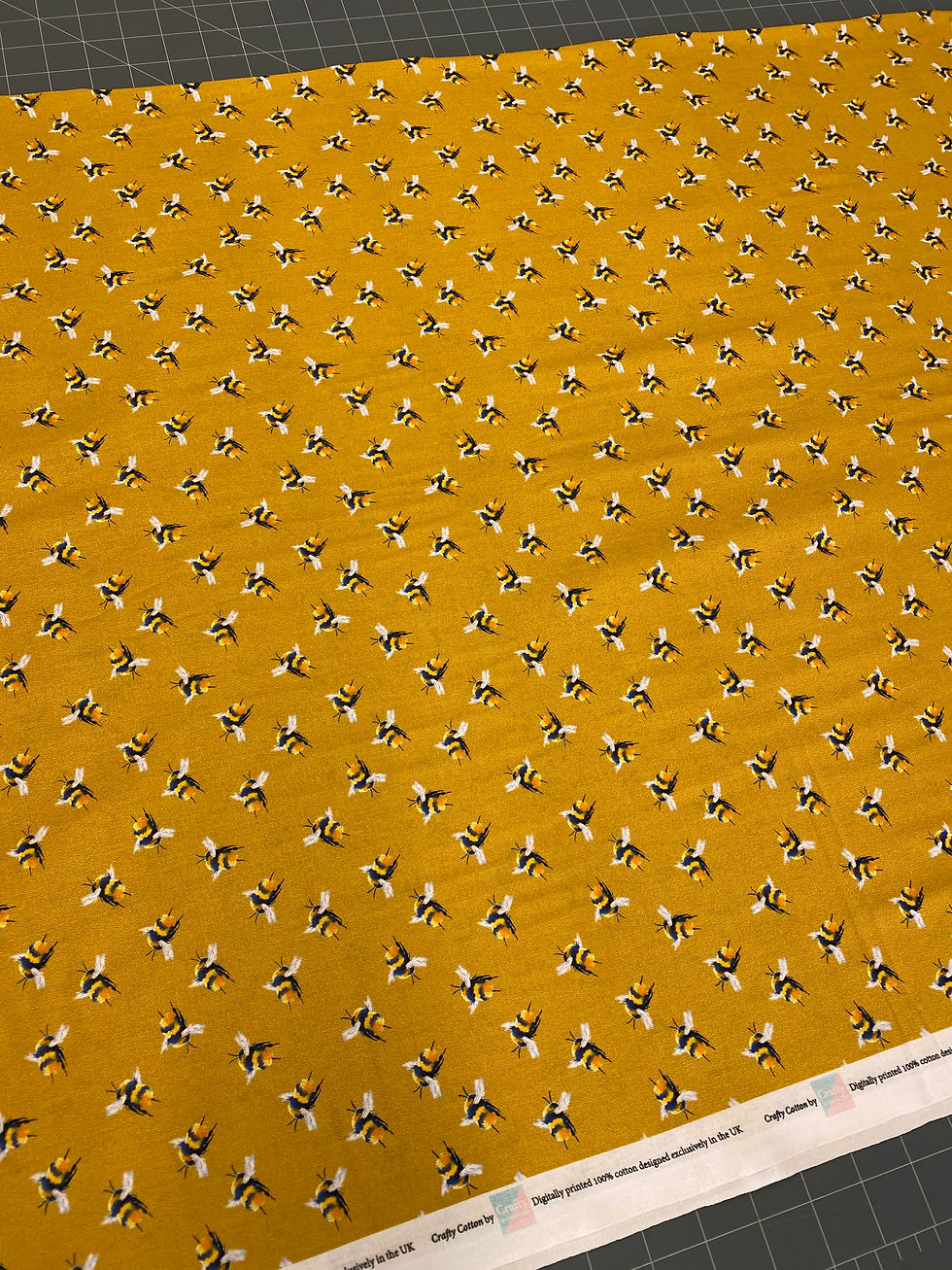 Thumbnail: Mustard Bee Poplin