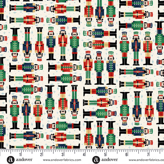 Nutcrackers on cream MU-224-Q