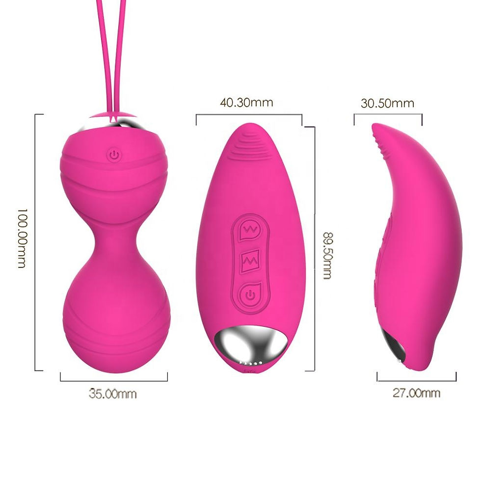Miniatura: Bolas Chinas con Vibrador A Control Remoto Recarga Usb