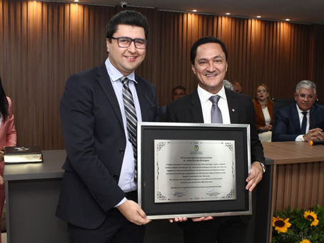 Deputado André Ferreira recebe Título de Cidadão Machadense
