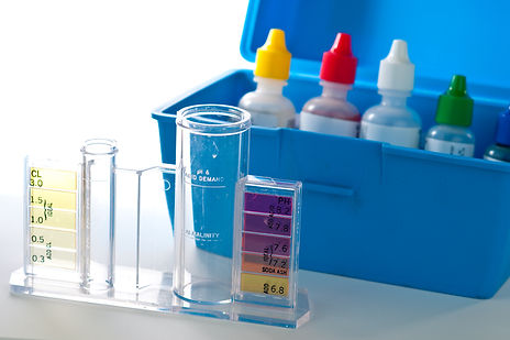 Swimming Pool test kit for testing chemi