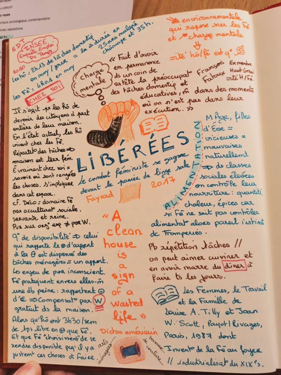 livre sur la charge mentale du dîner