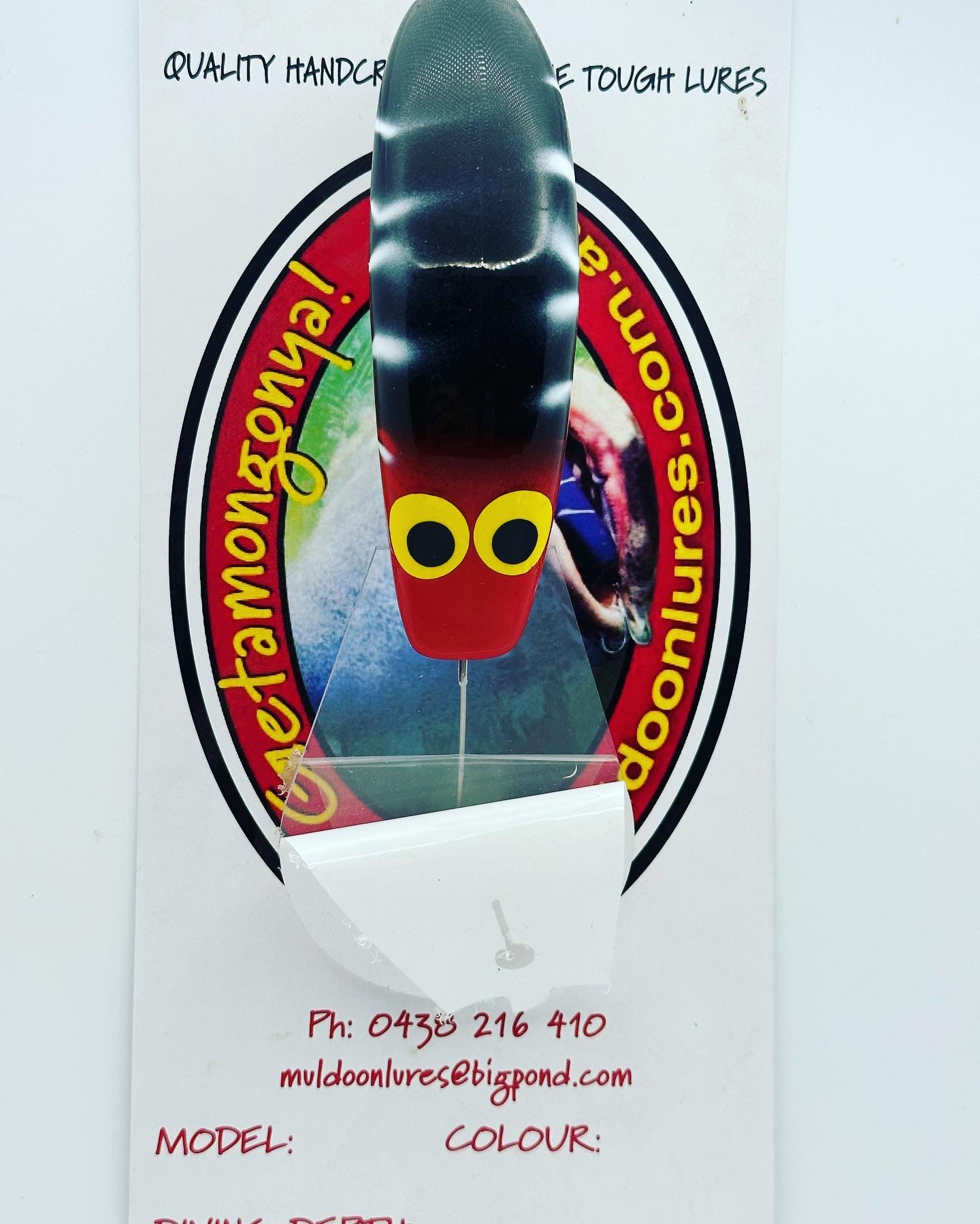 130mm Black , Red head , White