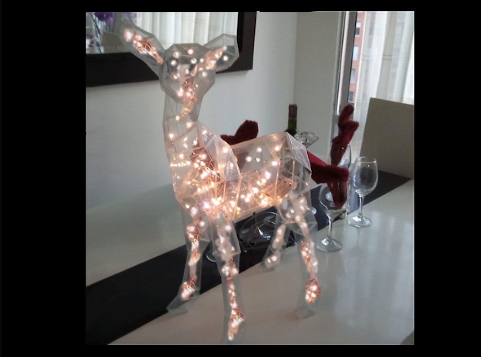 Venado con luz.