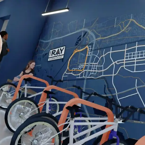 250 Assay Bike Room for Tenants Under Construction