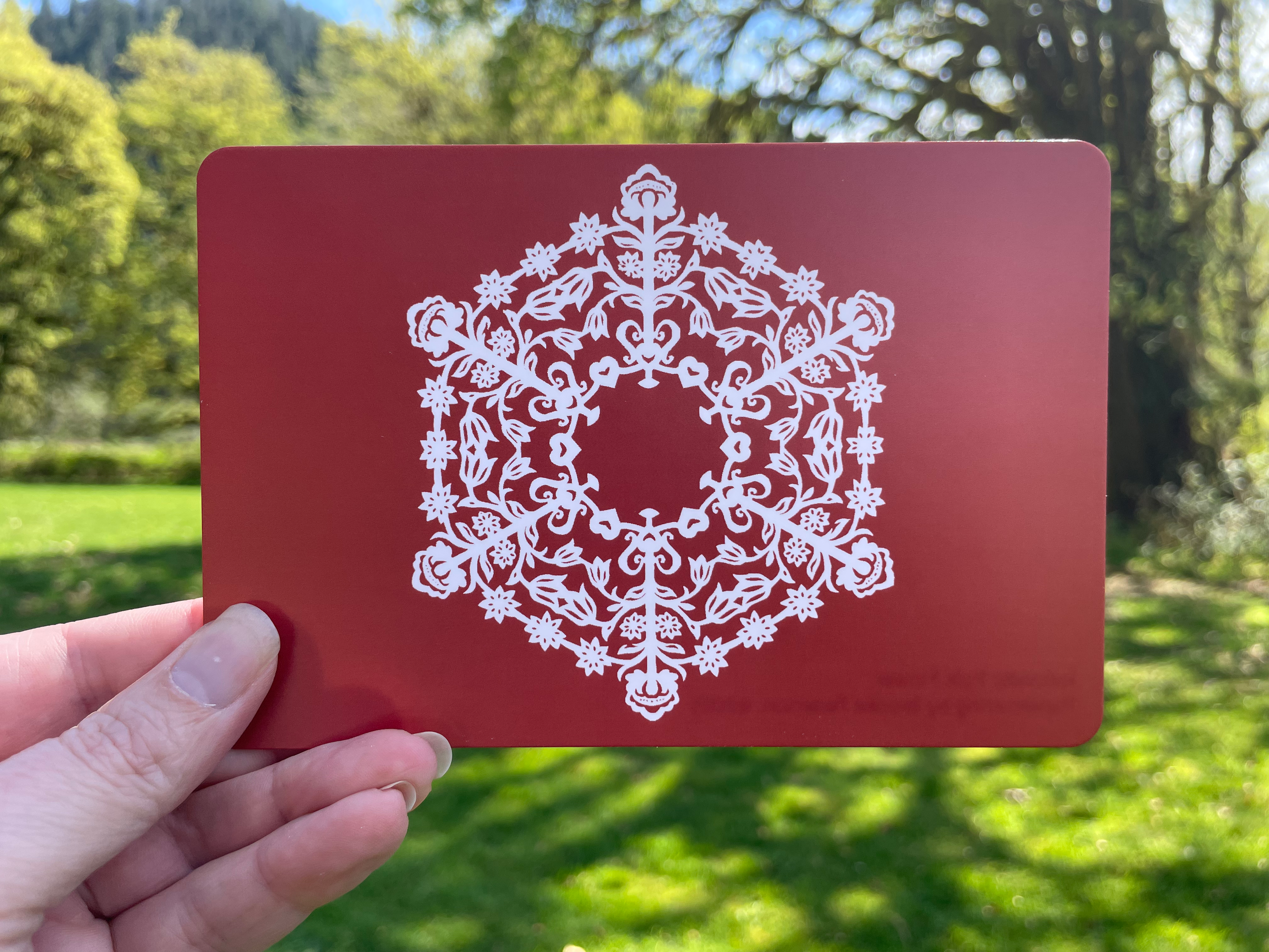 Icelandic Folk Flower Note Cards - Set of 6