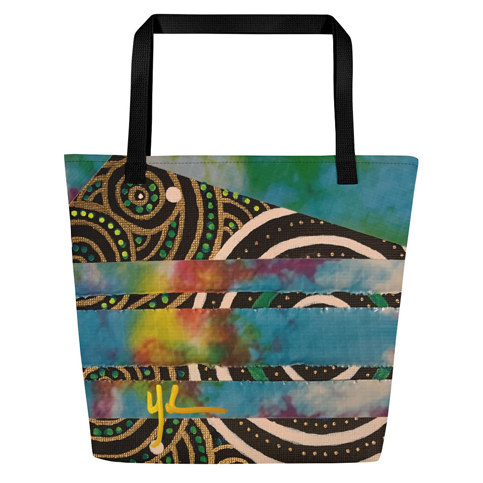 Thumbnail: "Blue Sky GS" Large Tote Bag