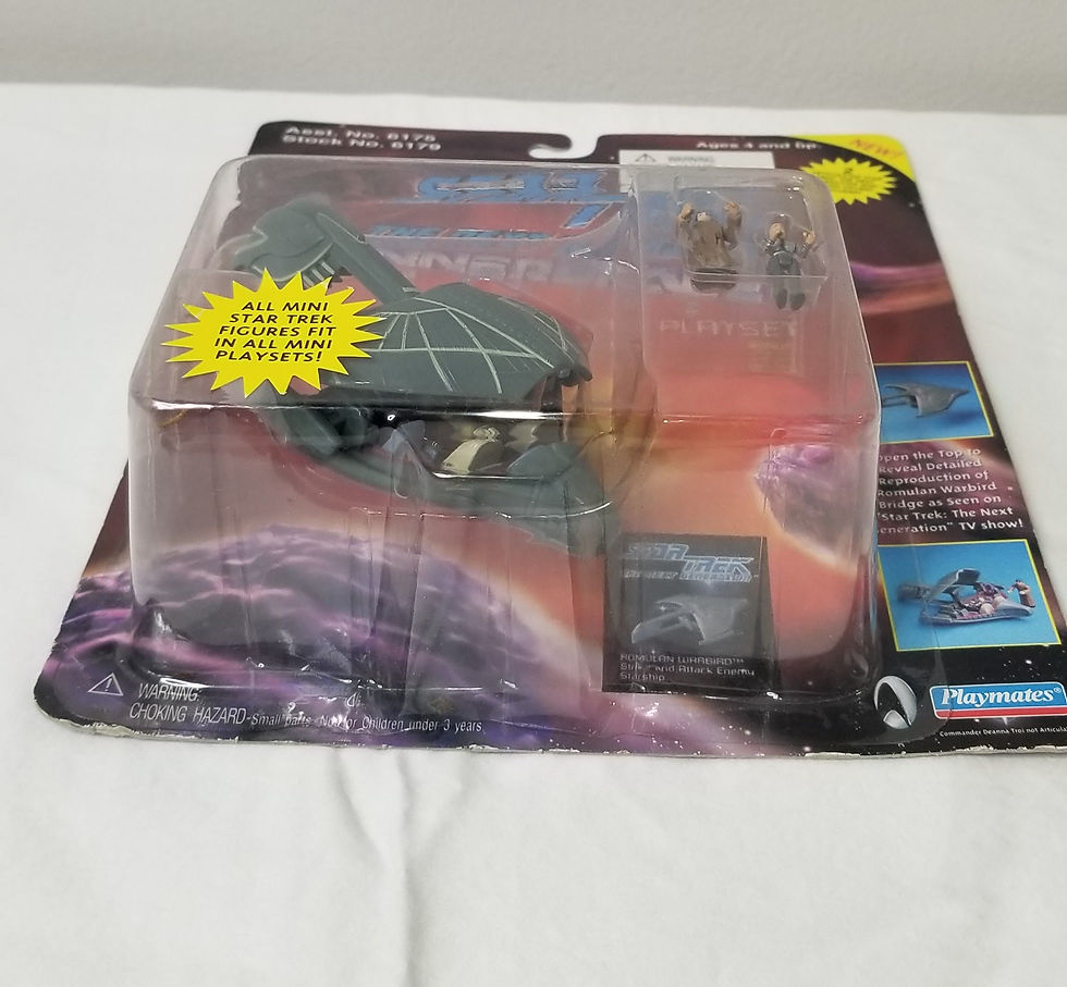 Thumbnail: STAR TREK THE NEXT GENERATION INNERSPACE MINI-PLAYSET 1994  LOT OF 2