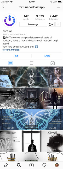 Post pagina Instagram