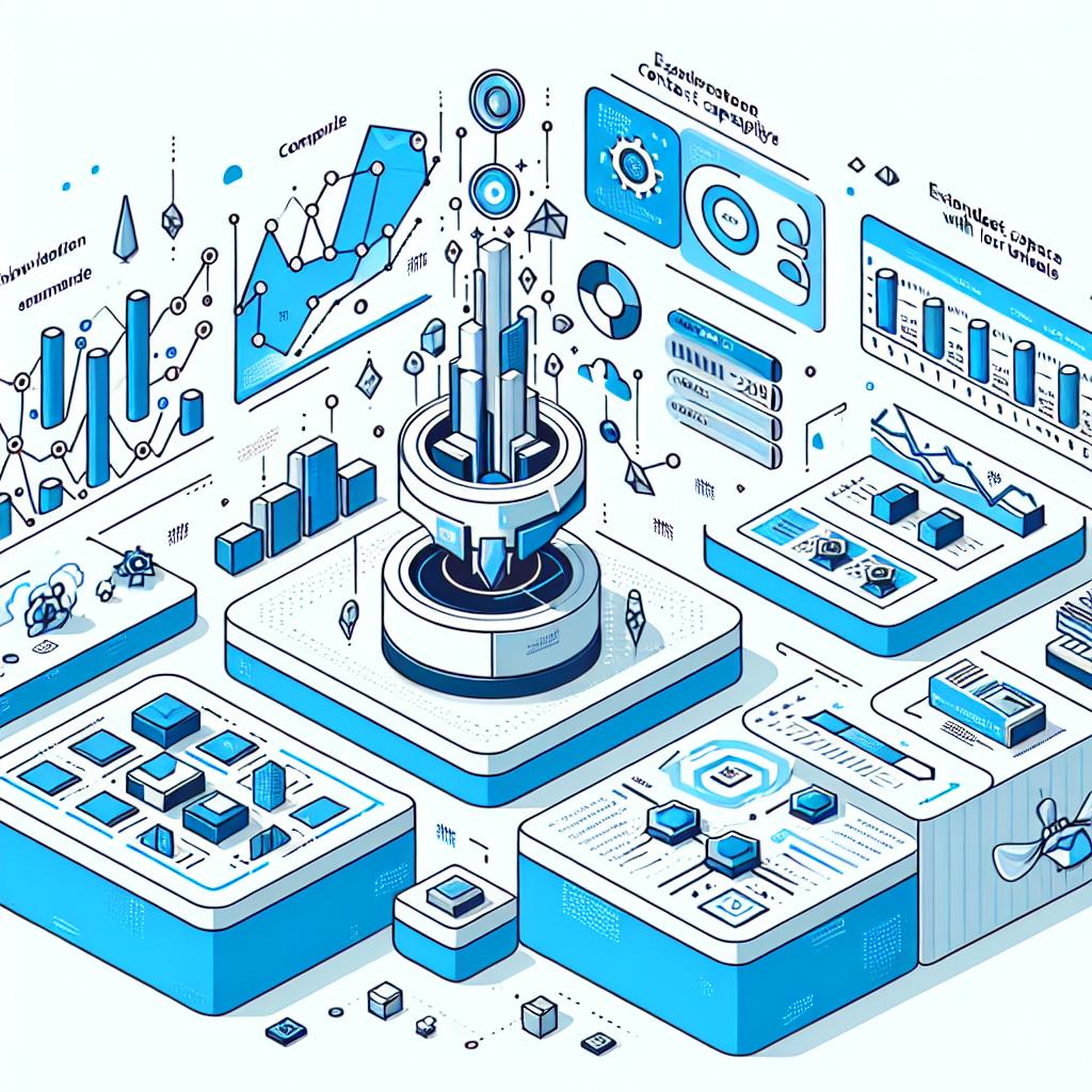 Create a corporate, flat, vector-style illustration in a 2D linear perspective, on a white, untextured background. The primary subject is the Llama3-8B-Instruct language model, showcasing the innovation in its training approach. Include comparative graphics illustrating the model's performance, both before and after the implementation of the new technique for extending context capacity with fewer tokens. Utilize a palette of varying shades of blue to represent the themes of technology and efficiency. Lastly, sprinkle digital token icons throughout the scene as a symbol of the reduction in token use.