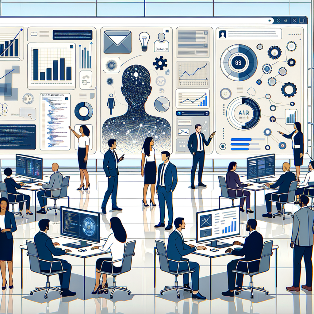 Envision a flat, vector-style 2D image with a corporate feel set against a plain white background without texture. Depict a diverse team of professional men and women, including Caucasian, Hispanic, Black, Middle-Eastern, and South Asian individuals, actively collaborating in a modern workspace. The workspace includes screens showcasing interactions with an AI named Claude. Various visual elements illustrate the integration of documents, code snippets, and graphs into a single project, symbolizing the seamless blending of differing data types. In addition, graphs and diagrams, signifying the AI's ability to generate visual content, are prominently featured. The modern environment reflects an atmosphere of innovation and advanced technology.
