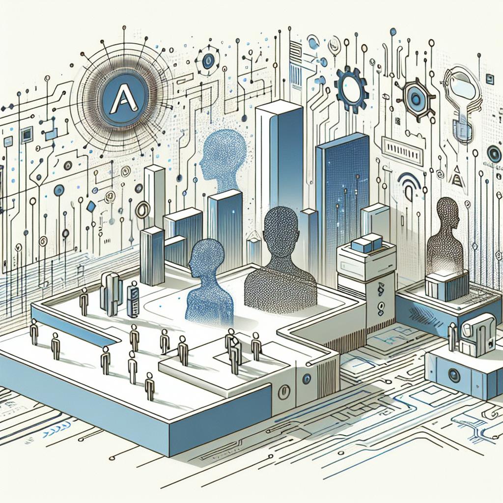 Create a vector-style, flat and corporate 2D linear perspective illustration on a white and textureless background. The image illustrates the interaction between the artificial intelligence models of OpenAI and a hypothetical company represented by visual symbols. A backdrop of circuits and codes dominates the scenery to underscore the technological theme. Modern design styles are prevalent in this artwork, crafted to appeal to a young, technology-oriented audience. Please include graphical depictions of the logos of OpenAI and the hypothetical company to symbolize professional competition in a futuristic setting.
