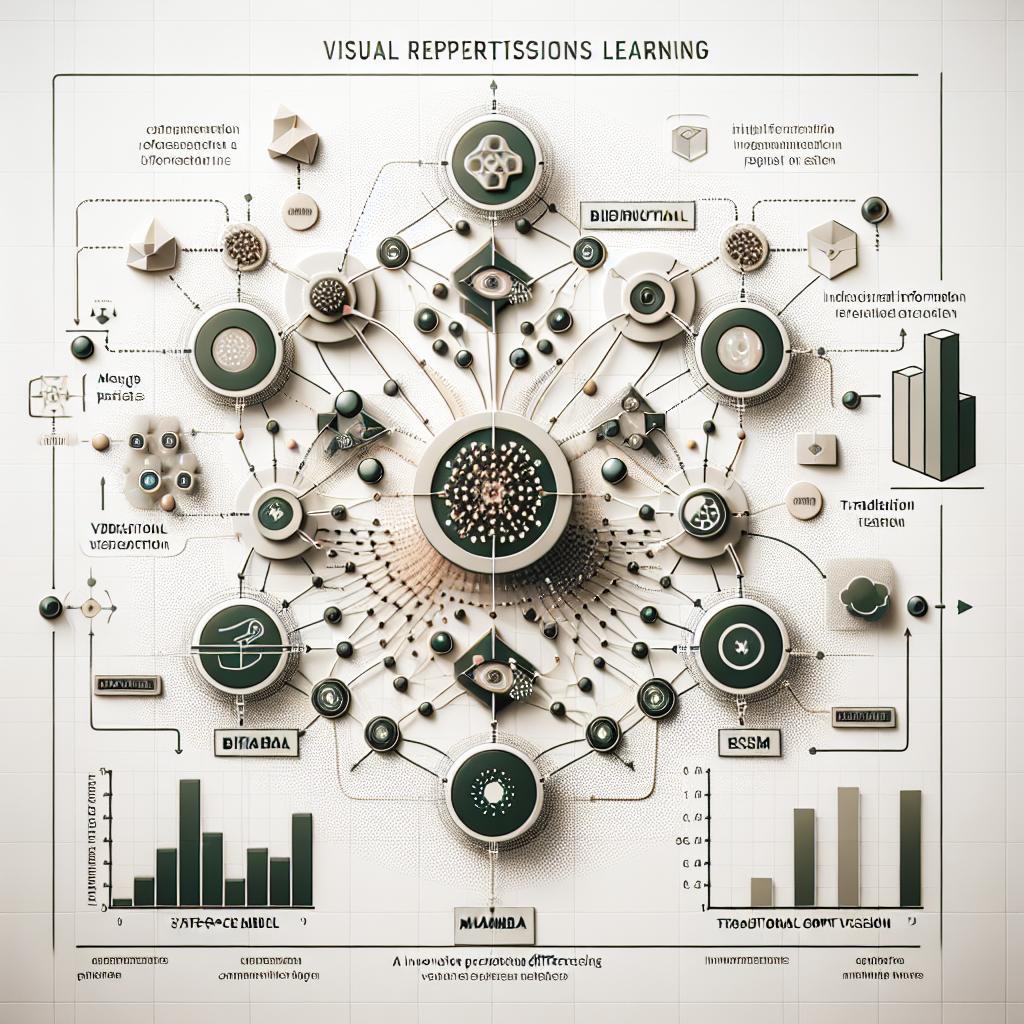 Create a 2D vector-style illustration that embodies a corporate tone, set on a plain, textureless white background. The focal point of the image is the Vision Mamba model, an innovation in visual representations learning, devised by a computer scientist. It employs a bidirectional state-space model (SSM) to enhance efficiency in computer vision tasks like image classification and object detection. Highlight elements representing image patches and their sequential transition. Also include bidirectional arrows to symbolize the model's bidirectional information-gathering approach. To provide comparative context, depict a graph illuminating the processing difference between Vision Mamba and traditional CNNs.