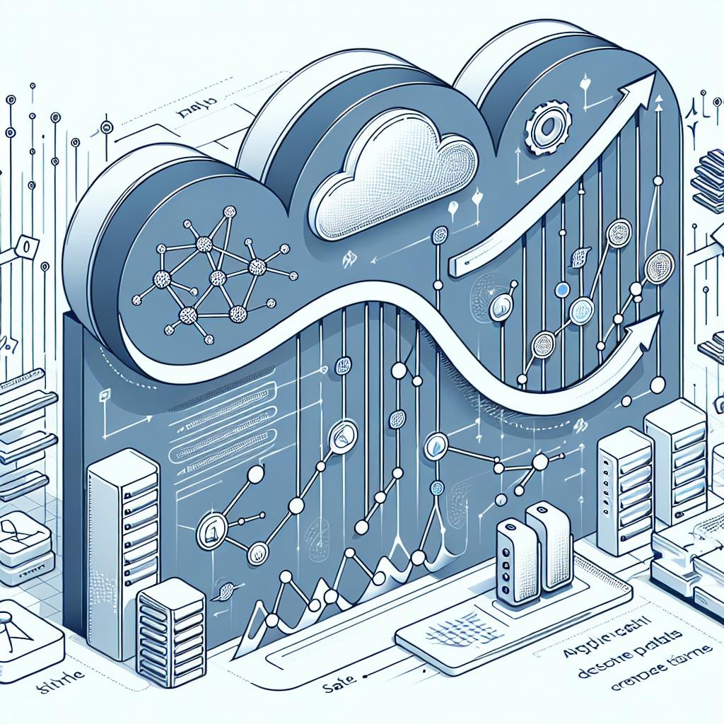 Create a 2D, linear perspective illustration in a vectorial, flat, and corporate style. The background should be white and textureless. The illustration should represent the interaction of the new features of the State Reader API in a real-time data processing environment. It should include representations of dynamic graphs, which symbolize real-time data analysis. Also include icons of servers, which symbolize data infrastructure, and network connections, symbolizing data integration. Infuse the image with a sense of efficiency and modernity, in line with the significant advances introduced in the API State Reader of Apache Spark™ Structured Streaming as of March 2024.
