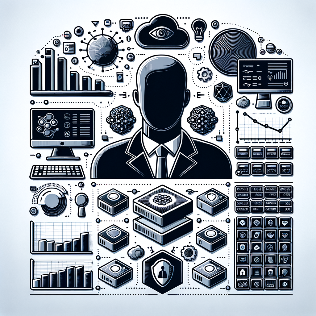 Create a 2D, vector-style, corporate image against a plain white background. The design should incorporate several elements to represent the transformation of Neo4j's Aura cloud-based database management portfolio. Start by including an element that resembles a computer console to represent the Aura administration interface. Next to it, depict a figure symbolizing an integrated artificial intelligence, dubbed the GenAI co-pilot. Also, incorporate graphs and dashboards to represent the data visualization capabilities of the new software. Above these elements, illustrate a cloud to symbolize the cloud-based solution of the database. Finally, scatter several security icons to represent the advanced control and compliance capabilities of the platform.