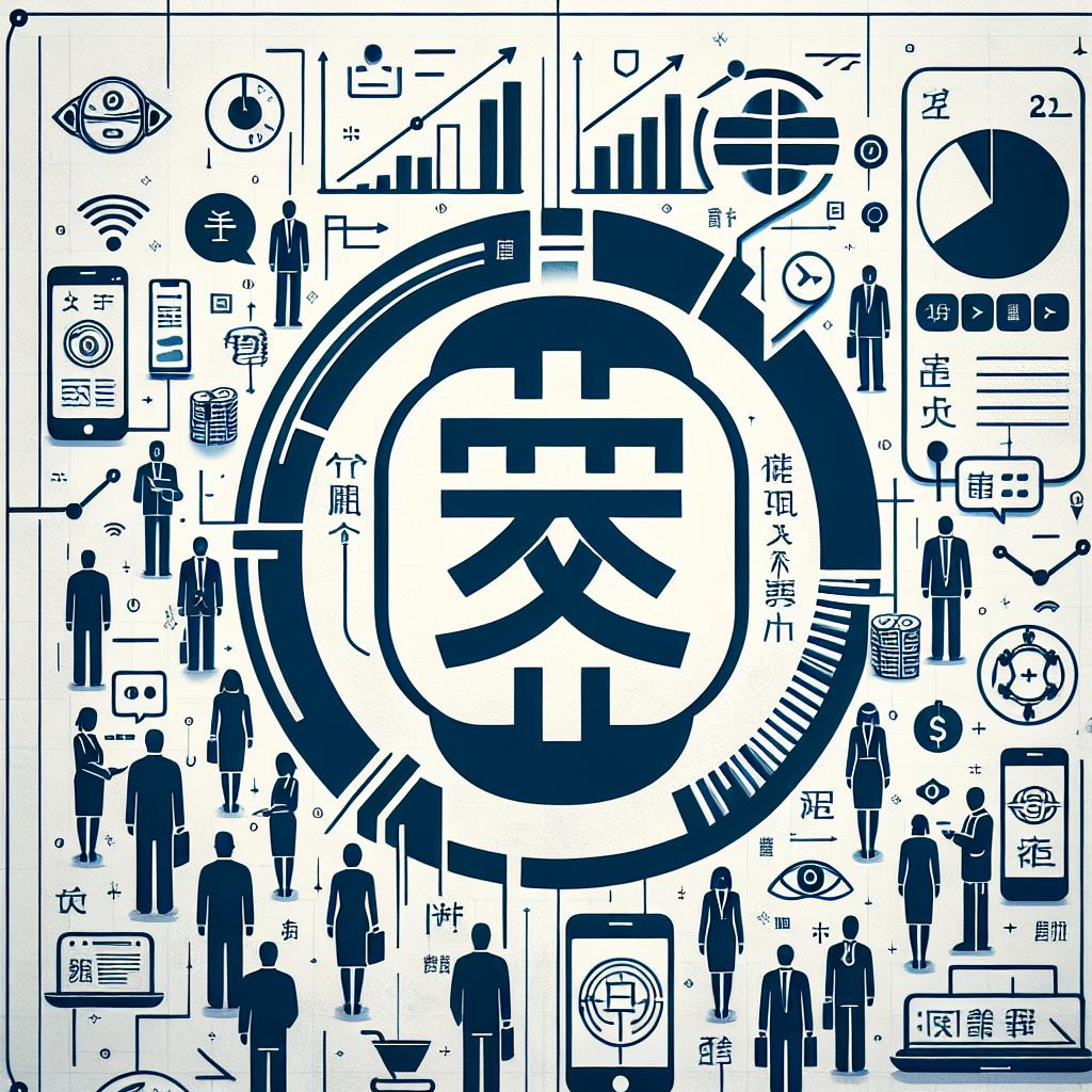 Create a flat, corporate-style, 2D representation showing the online translator DeepL's expansion by the addition of the Traditional Chinese language to their portfolio on 23rd July 2024. The image has a white, untextured background and visually incorporates the following elements: DeepL's logo symbolizing translation technology, a prominent Traditional Chinese symbol indicating the new feature, growth charts hinting at market expansion, and people of diverse genders and descents interacting with various devices demonstrating DeepL's accessibility.