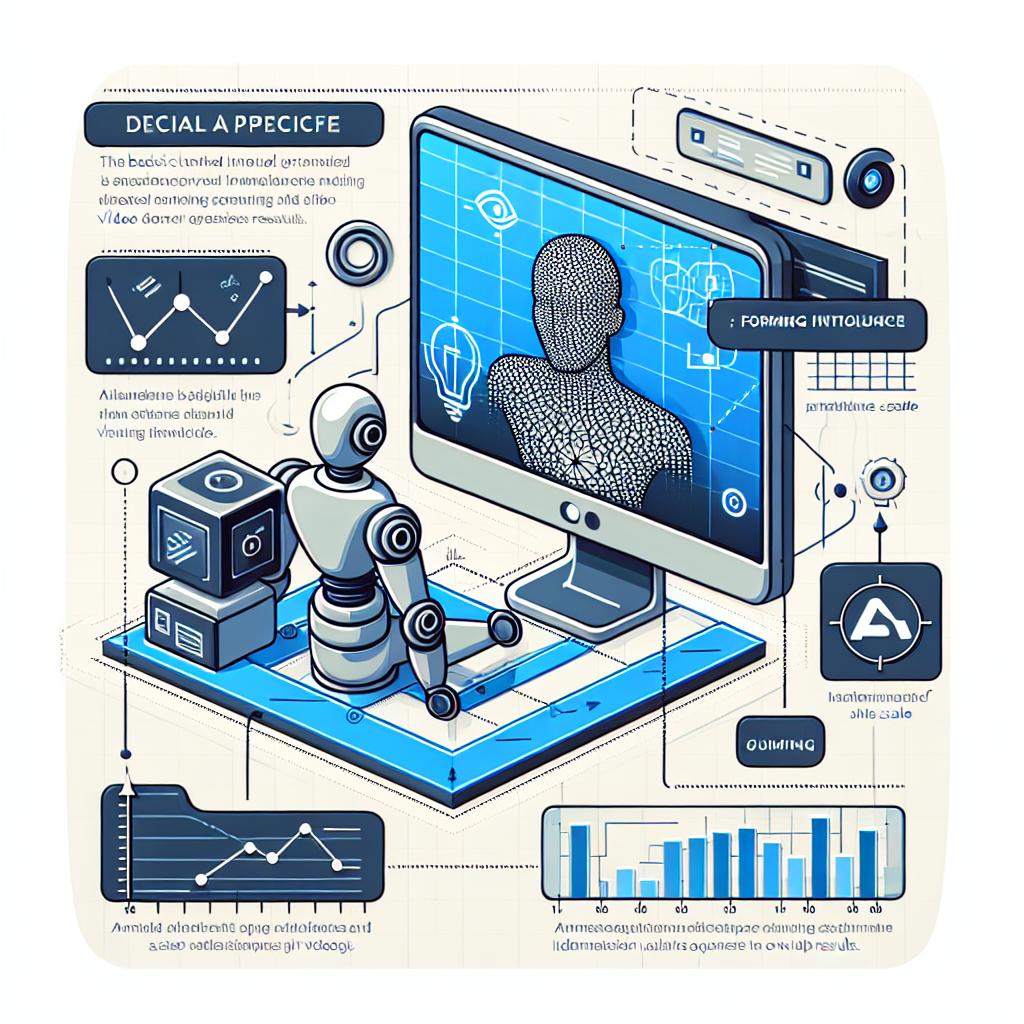 Create a detailed and precise corporate-themed, flat vector illustration on a 2D, linear perspective. The basic scene is placed on a white and texture-less background, representing an artificial intelligence model creating a video. The AI model should symbolize the highlighted technology. A forming video accompanies the AI model, illustrating the video generation process. Additional elements include parameter graphs that demonstrate how alterations in 'guidance scale' and 'shift' affect the outcome. The illustration should lead the viewer to understand how minor adjustments can transform visual results.