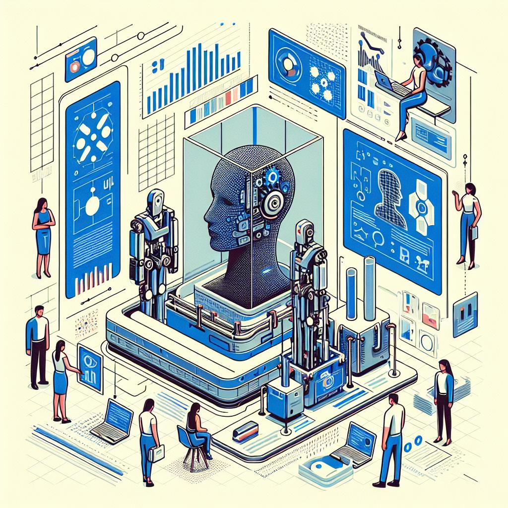 A cutting-edge AI model known as CriticalThinker-LLaMA-3.1-8B-GGUF was introduced on December 27, 2024. It's designed for logical reasoning and critical analysis, alongside an innovative data set, the Critical Thinking Synthetic Dataset, aiming to revolutionize machine's ability in problem-solving and making complex decisions. Imagine this advanced AI model carrying out tasks of logical reasoning in a digital environment, with visible data and visual representations of complex issues. The image is in 2D linear perspective, on a plain white, untextured background. Graphics symbolizing the data analysis performed by the AI, human figures of varying descents and genders interacting with the machine, and a technology-heavy setting hinting innovation and modernity are included. The overall style is flat, corporate, and vector-like with sober colors to reflect the seriousness of the subject.