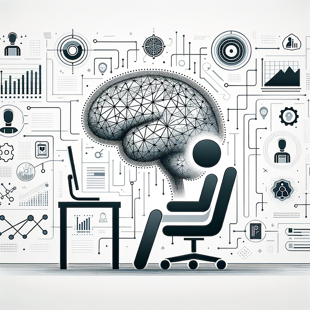 Illustrate a flat, corporate-style 2D image with a minimalist aesthetic on a clean, white, textureless background reminiscent of a vector design. The central focus is a digital brain, representative of Artificial Intelligence, connected to a complex neural network. Sitting adjacent to it, portray an autonomous robot symbolizing Agentic AI systems' autonomy. Incorporate elements like data graphs delineating analysis and trend prediction layered into the background. Also, scatter various industry icons across the image to demonstrate AI's broad impact across various sectors.