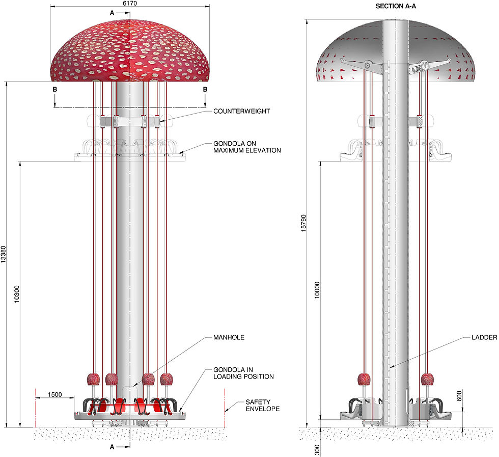 Hopper Tower 12 Standard Measurements