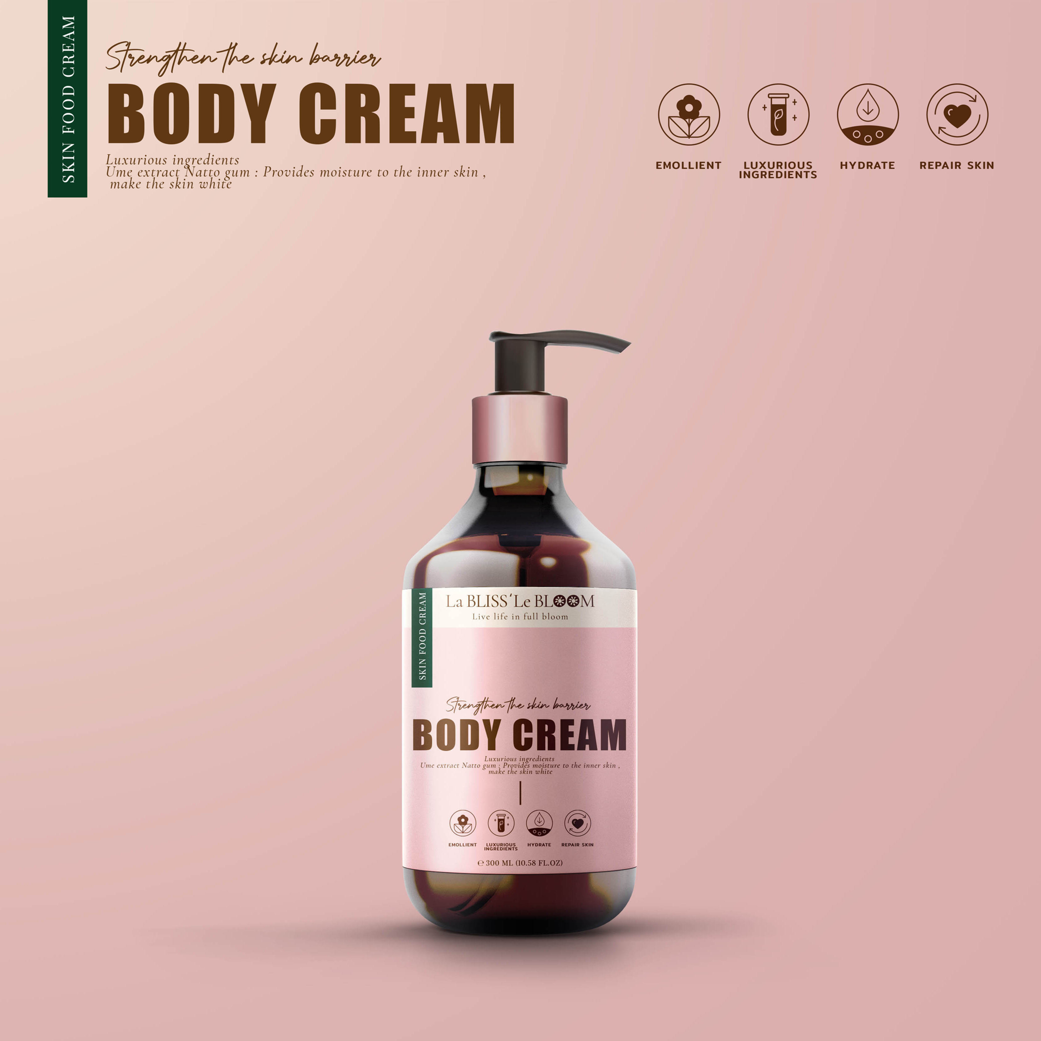Labliss Lebloom Body cream Skin food cream ครีมบำรุงผิว หรือ ครีมอาหารผิว