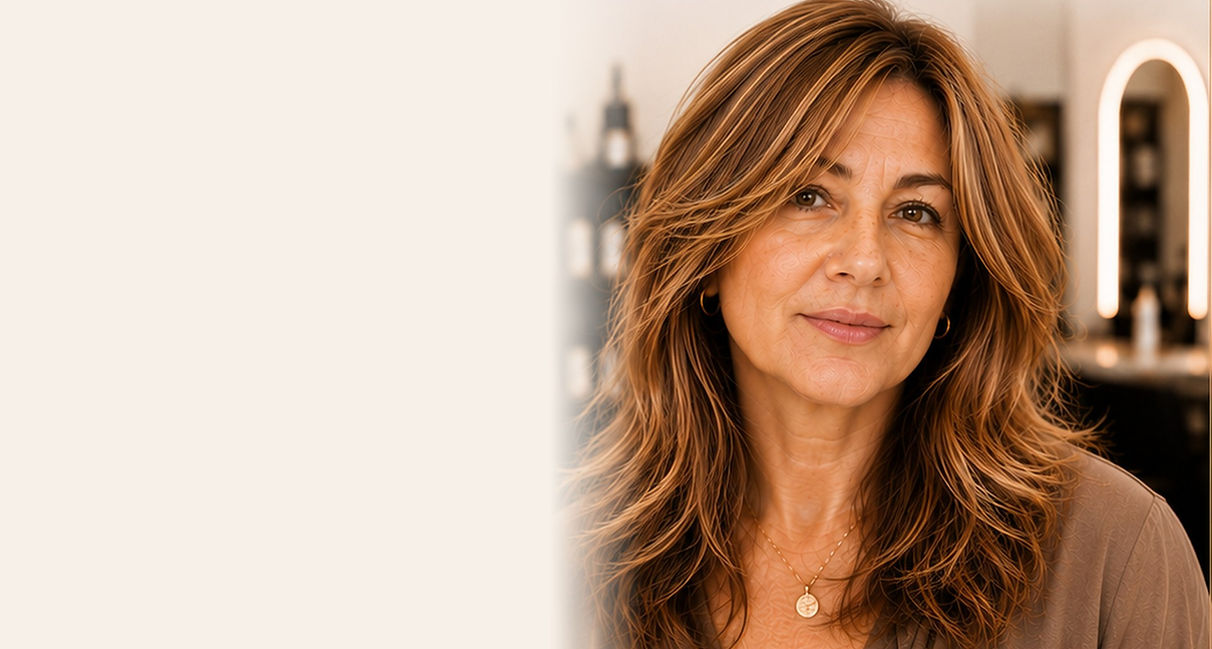 Donna con biondo personalizzato realizzato da La Blonderi a Roma