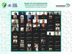 YECAP Collaborate with EarthDay.Org on Road to Stockholm+50 Brown Bag Session