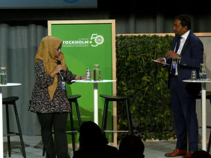 YECAP Fellow, Lamia Mohsin Speaks on Behalf of Youth at Nature Finance Event during Stockholm+50