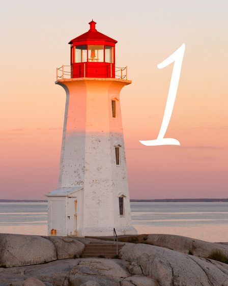 A serene lighthouse at sunset, symbolizing the guidance and professional courtesy outlined in the Bay Renovations Customer Bill of Rights.