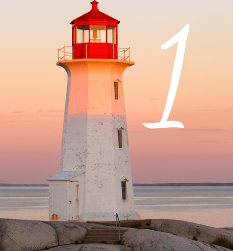 A serene lighthouse at sunset, symbolizing the guidance and professional courtesy outlined in the Bay Renovations Customer Bill of Rights.