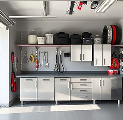 Easton Maryland garage cabinet installation and organization