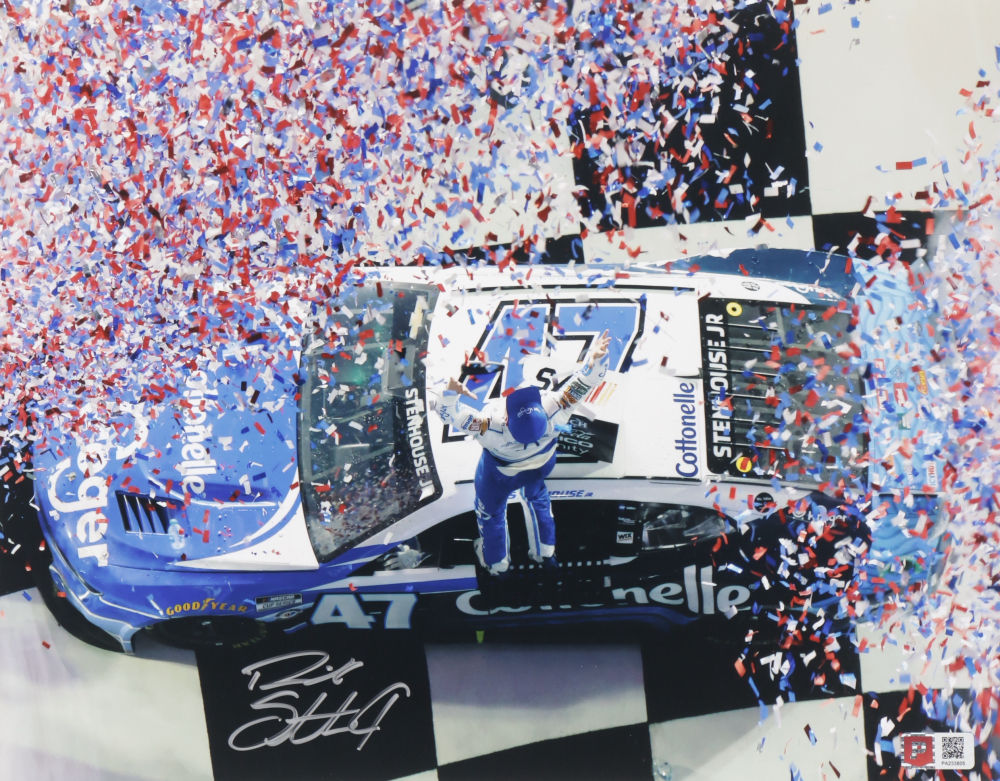 Ricky Stenhouse Jr. Signed NASCAR 2023 Daytona 500 Win Celebration 11x14 Photo (