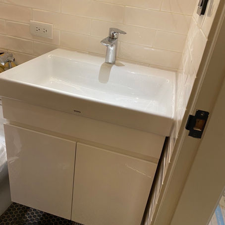 TOTO LW1616CTW 檯面上臉盆 浴櫃