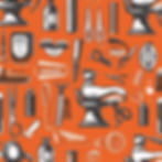 vintage barbershop colage in orange.jpg