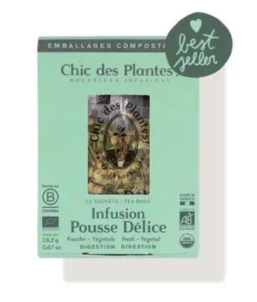INFUSION BIO POUSSE DÉLICE - DIGESTION - CHIC DES PLANTES