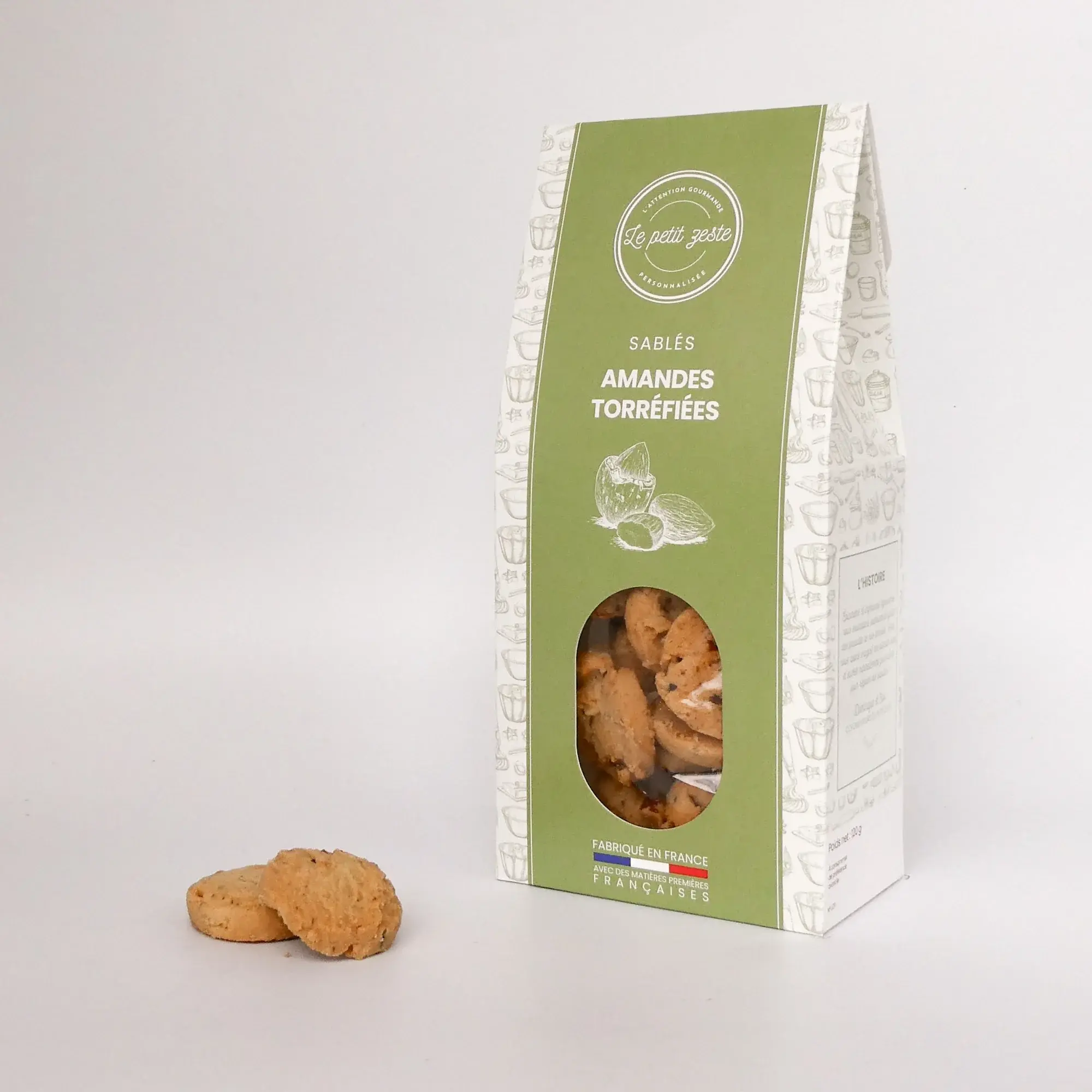 Sablés amandes torréfiées - LE PETIT ZESTE