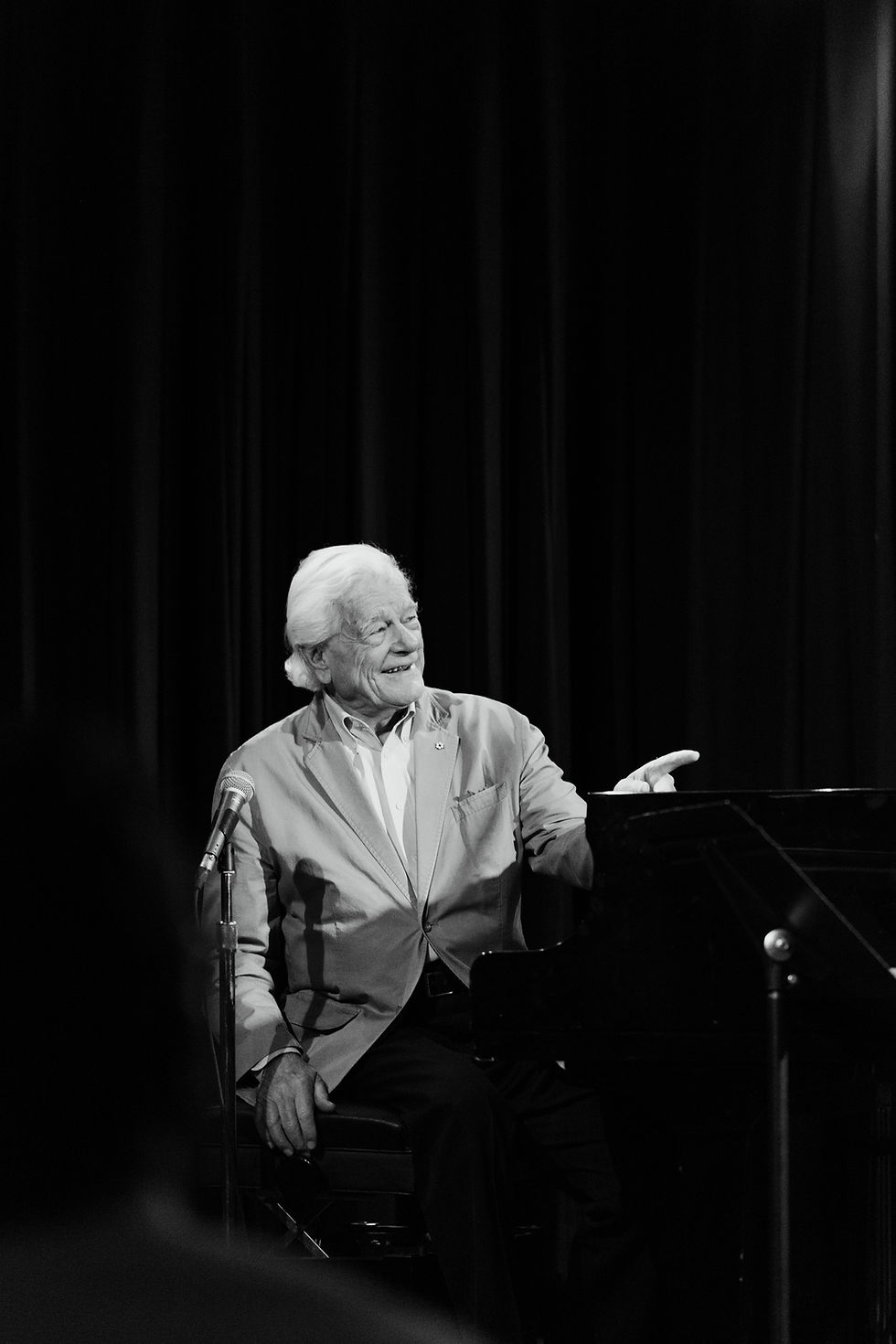 Tommy Banks and Tim Tamashiro on stage performance at the Yardbird Suite Edmonton, Alberta