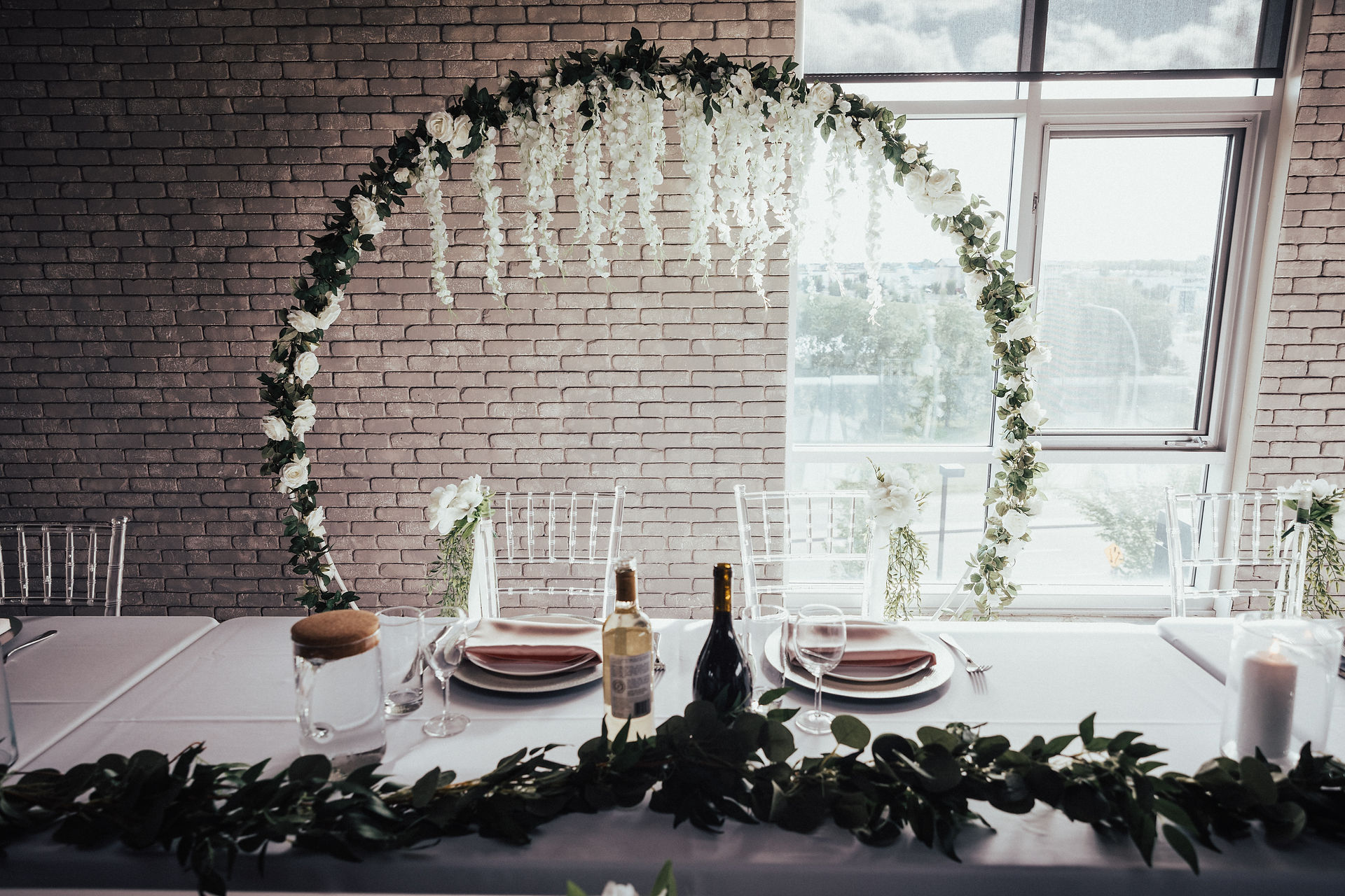 Fort Saskatchewan Foundry Room Wedding Indoor Reception