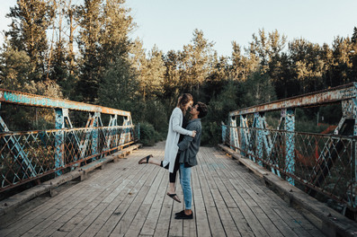 Couples Portraits in the Edmonton River Valley