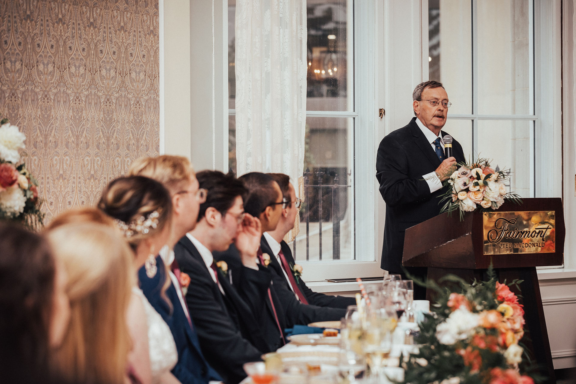 Fairmont Macdonald Hotel Edmonton Alberta Floral Garden Wedding