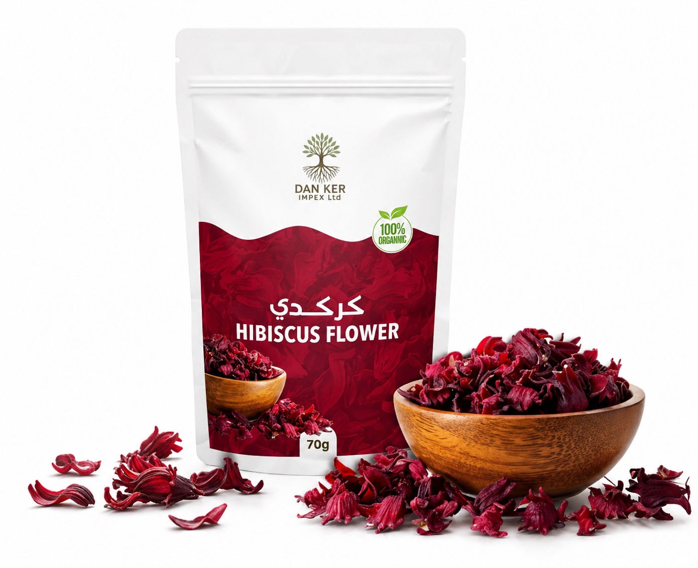 Hibiscus Flowers - 70g 