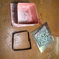 metal containers created by jeweler