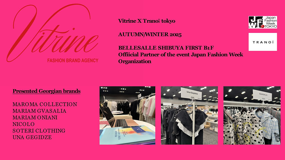 TRANOI TOKYO SHOWROOM A/W 2025