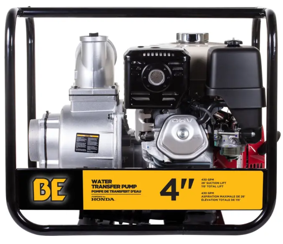 Thumbnail: WP4013H 4" Water Transfer Pump with Honda GX390 Engine