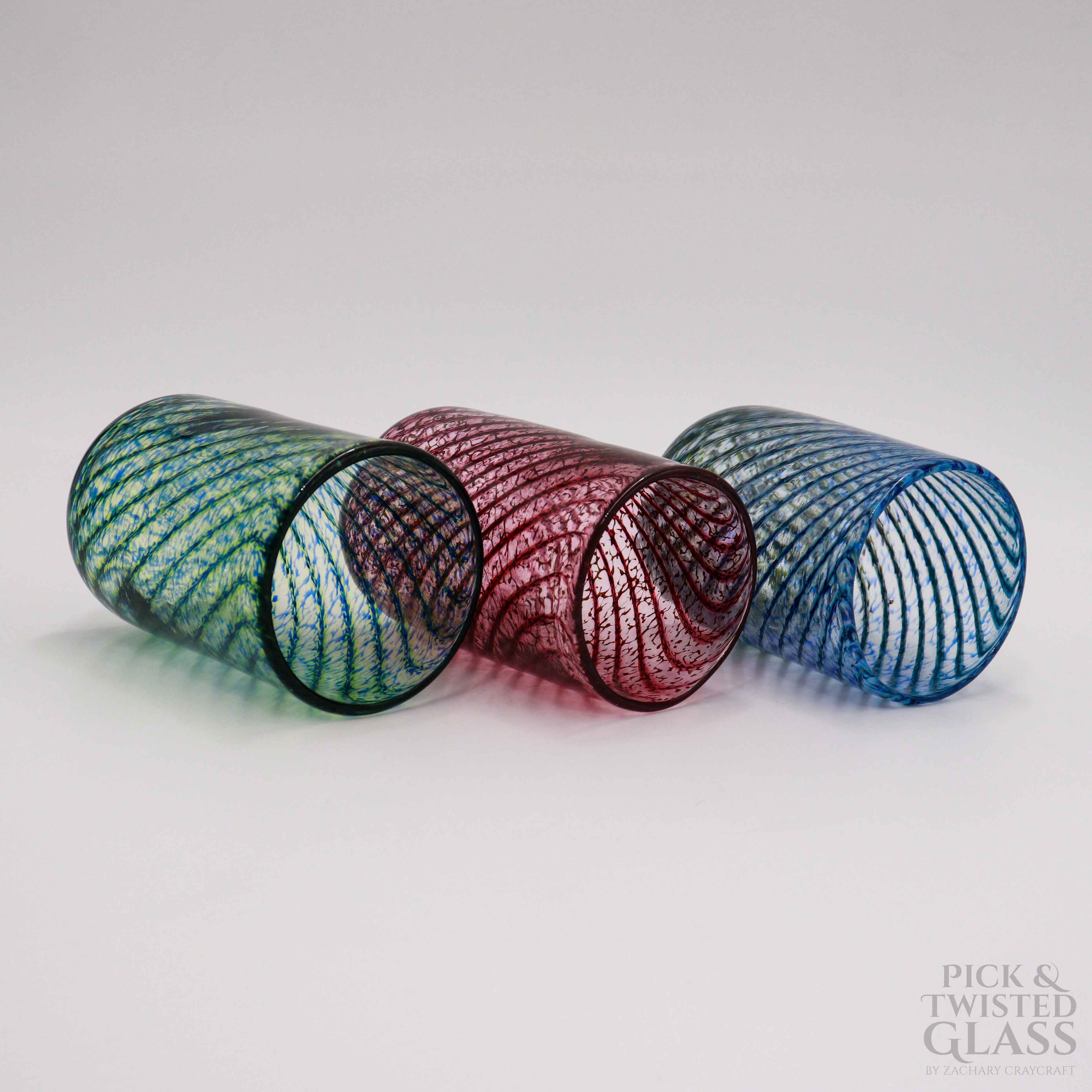 Sugar, Spice & Everything Nice Glass Tumbler Trio