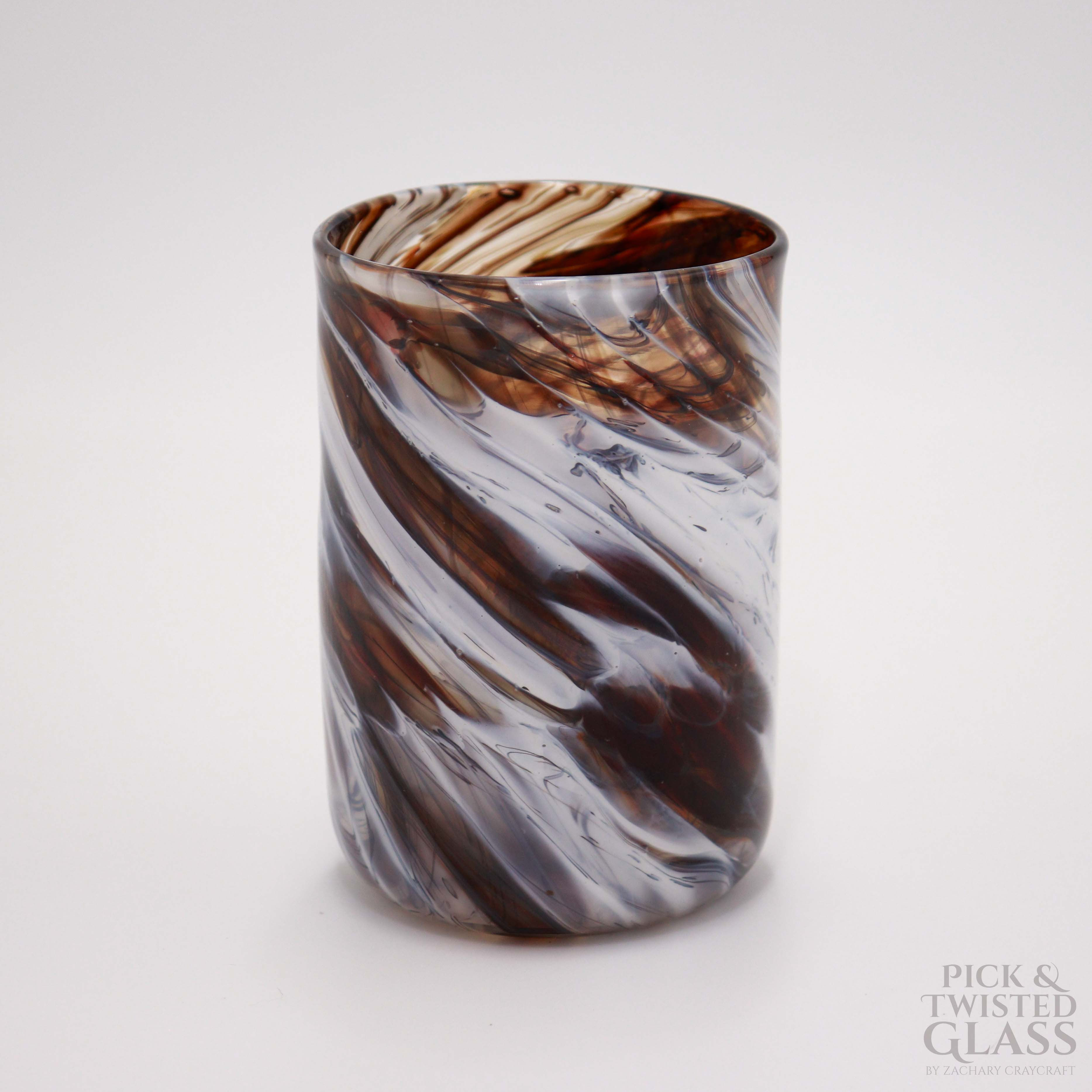 Ghost Train Glass Tumbler