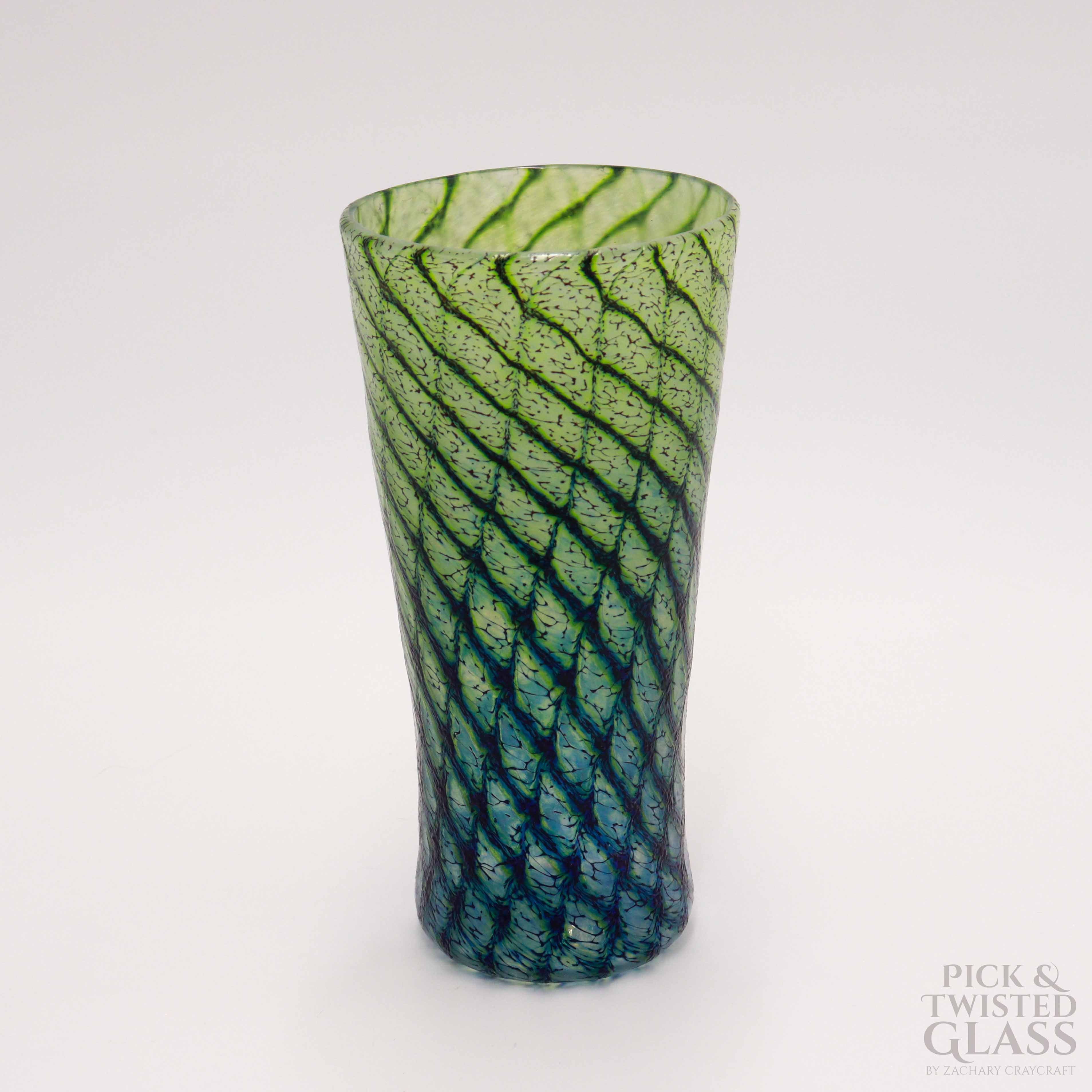 Dragon Scale Double Optic Drinking Glass